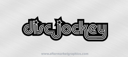 Disc Jockey Decal 01